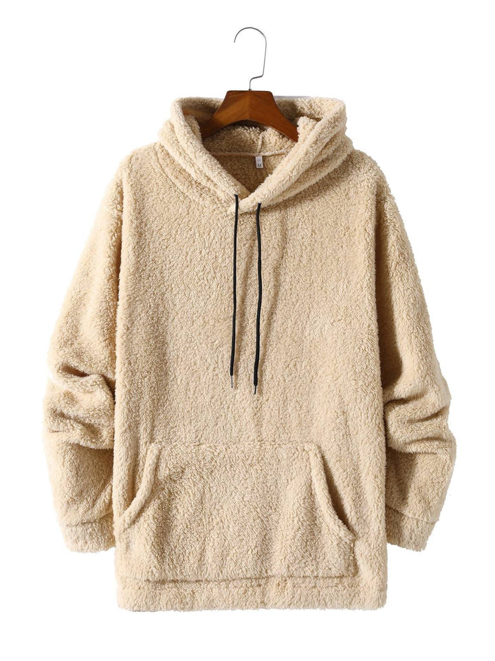 Warm men's hoodie