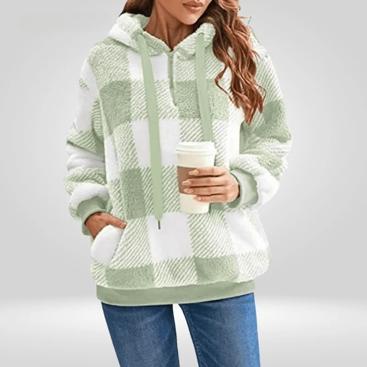 Elegant Women's Sweater With Half Zipper