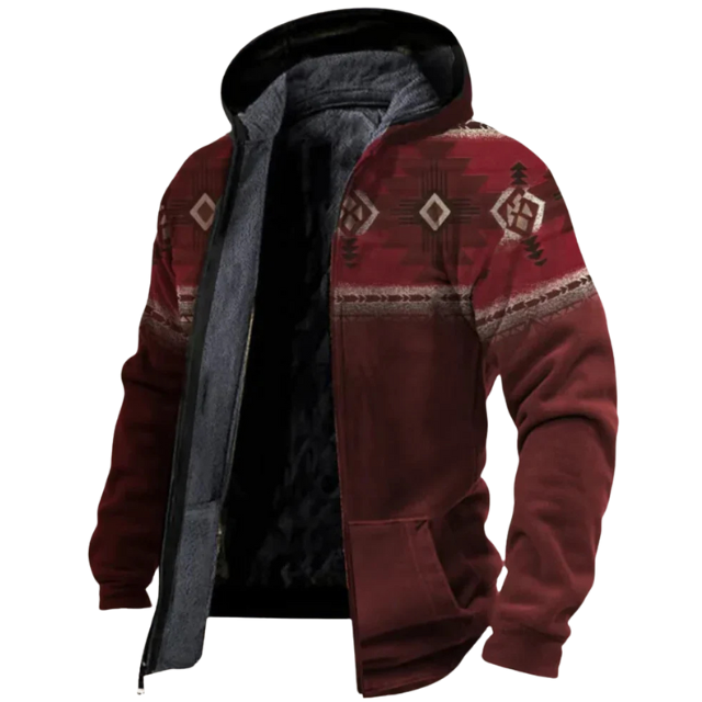 Warm vintage jacket for men