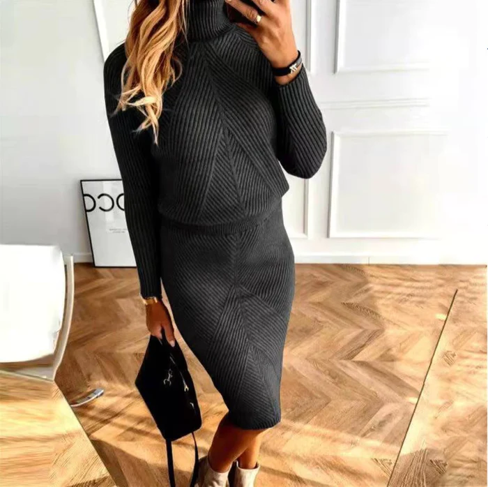 cosy jumper knit dress for women