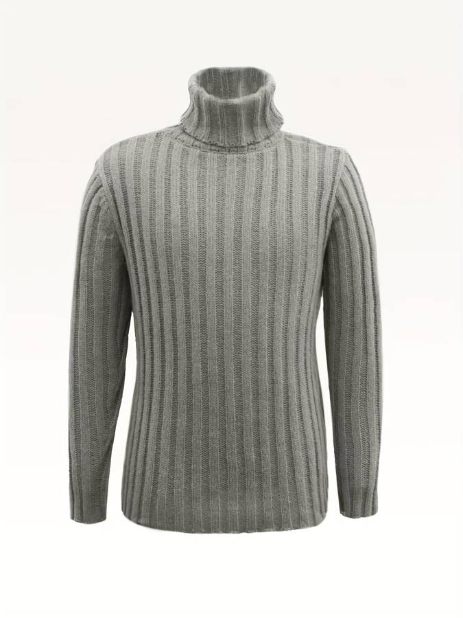 Casual turtleneck sweater for men