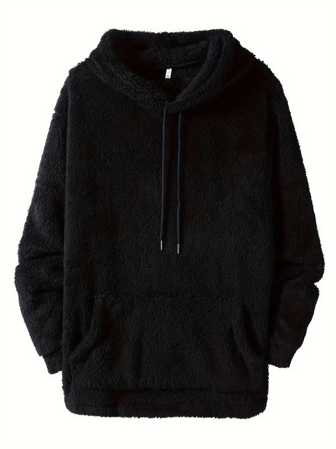 Warm men's hoodie