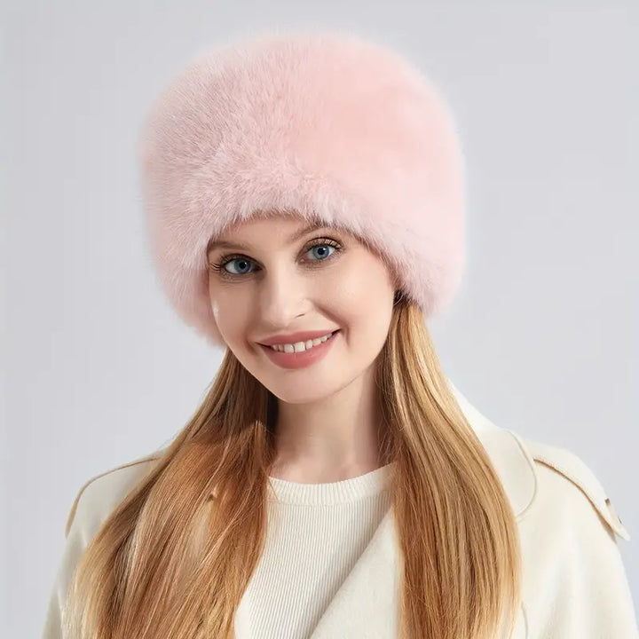 Fluffy ladies winter hat