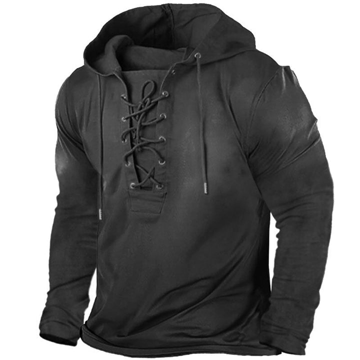 Men's Shirt with Warm Hood