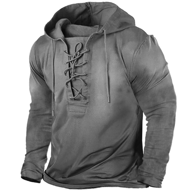 Men's Shirt with Warm Hood