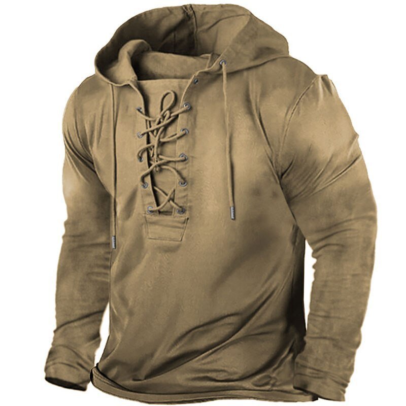 Men's Shirt with Warm Hood