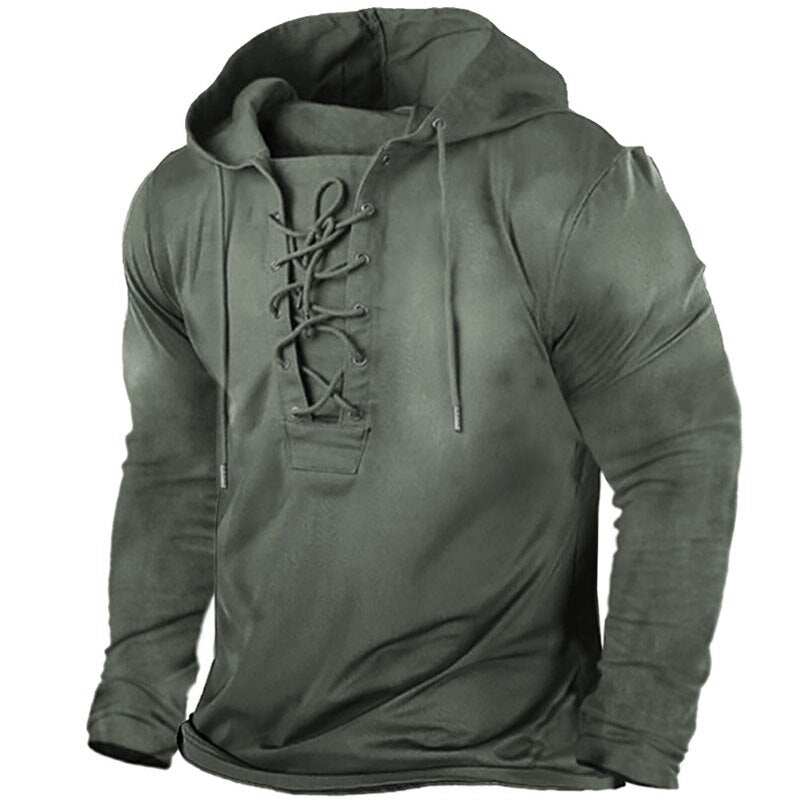 Men's Shirt with Warm Hood