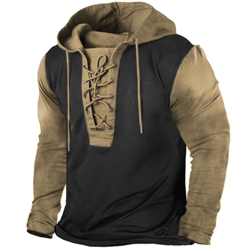 Men's Shirt with Warm Hood