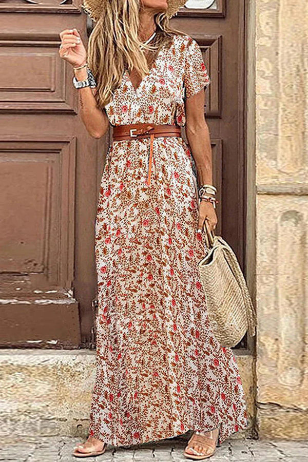 Celine | Boho Printed Maxi Dress