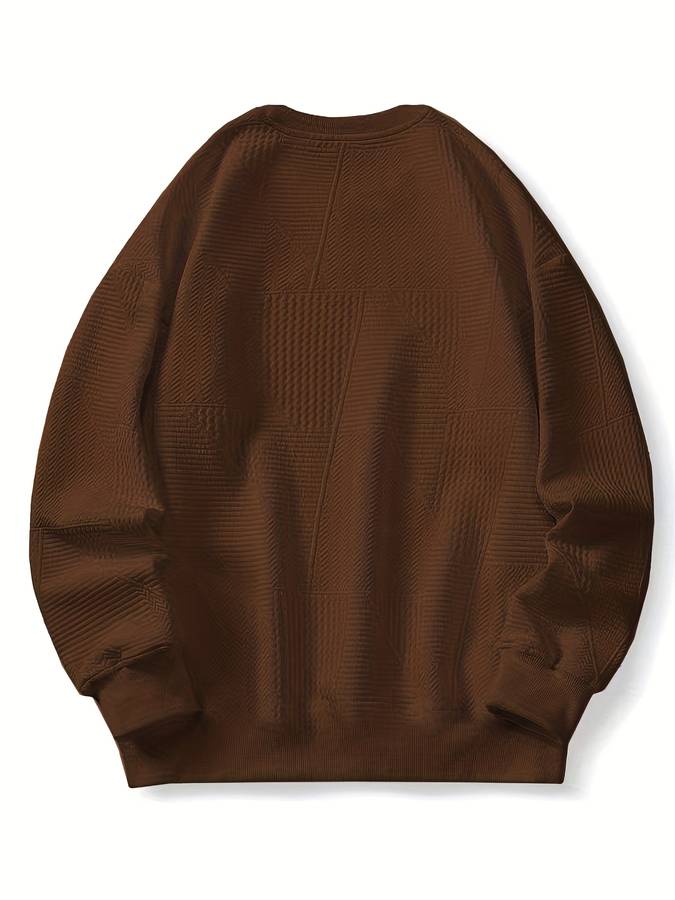 Round neck jumper for men