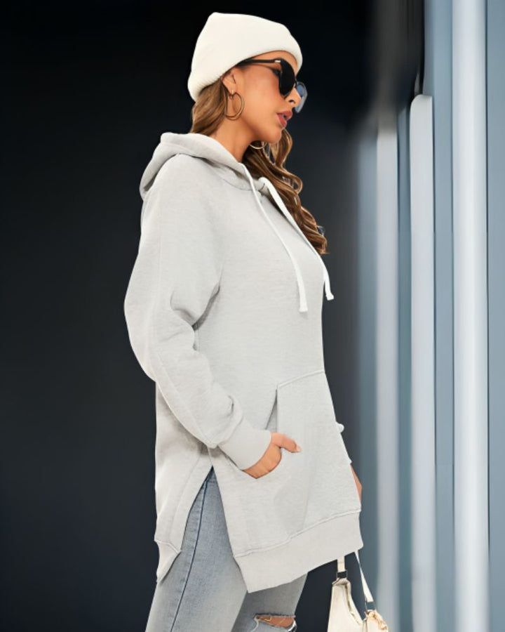 Women's oversized hooded dress