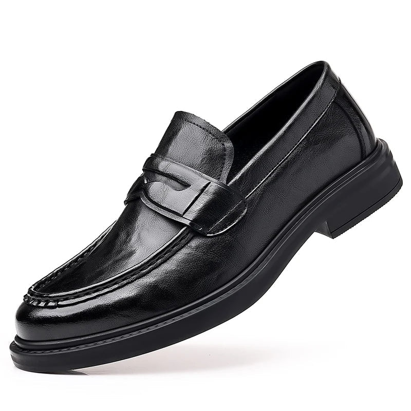 Men's leather loafers