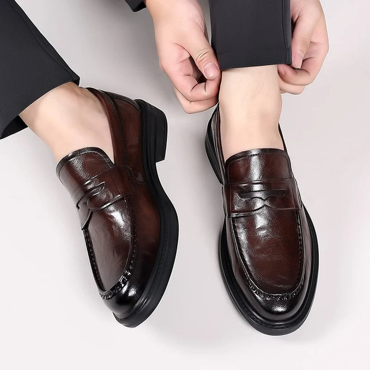 Men's leather loafers