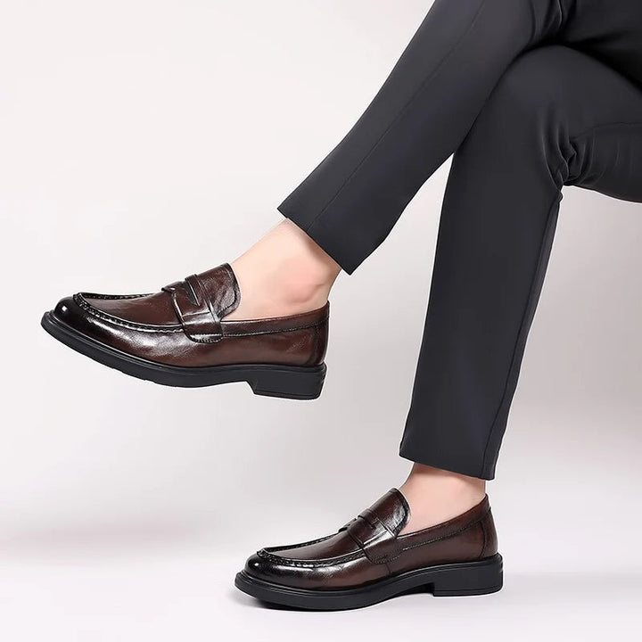 Men's leather loafers