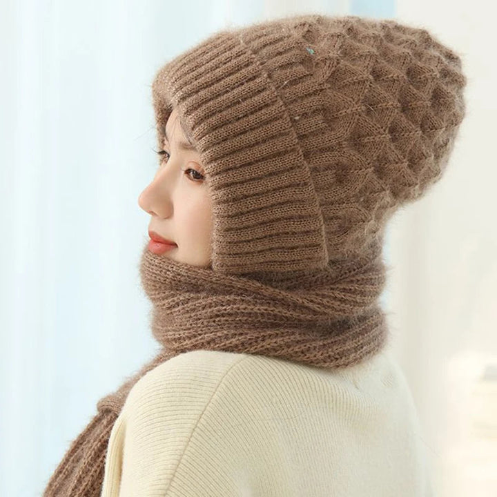 Windproof Ladies' Scarf Hat