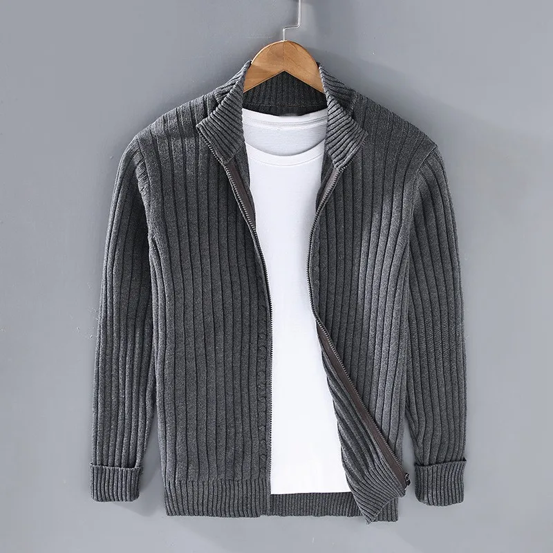 Knitted Turtleneck Vest for Men