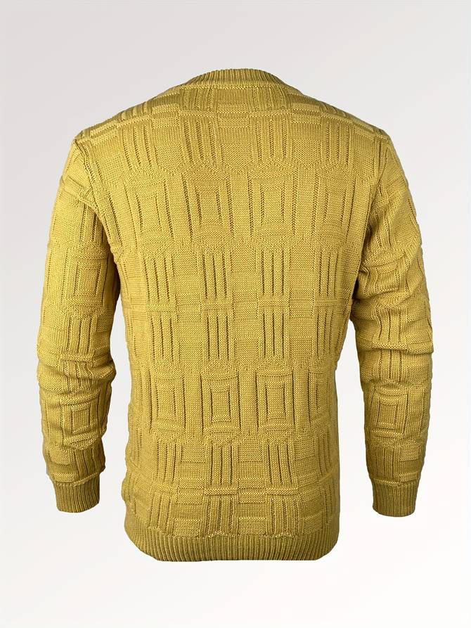 Jumper with round neck for men