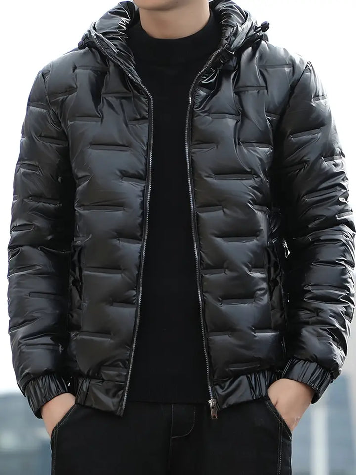 Padded winter jacket for men