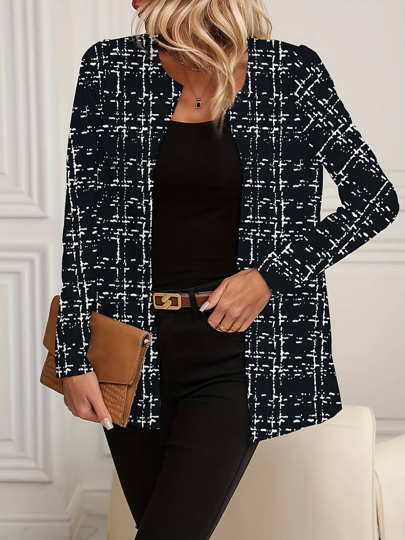 Stylish leopard blazer for women