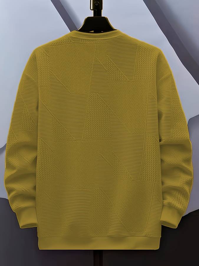 Round neck jumper for men