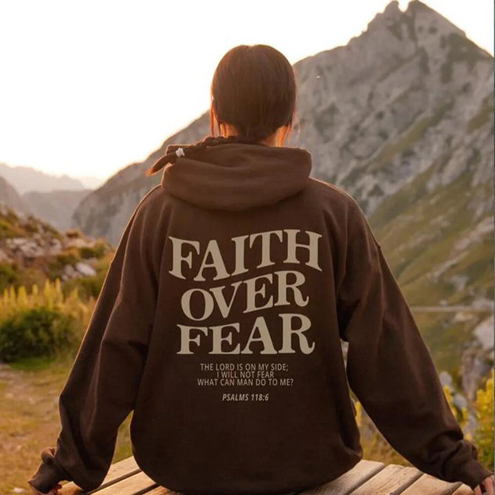 Women's faith over fear jumper