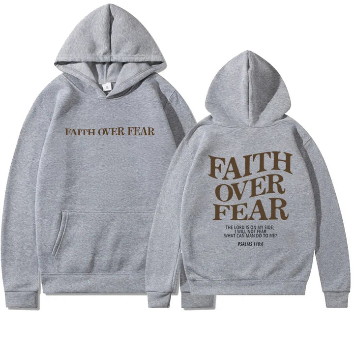 Women's faith over fear jumper