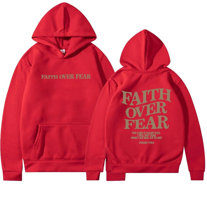 Women's faith over fear jumper