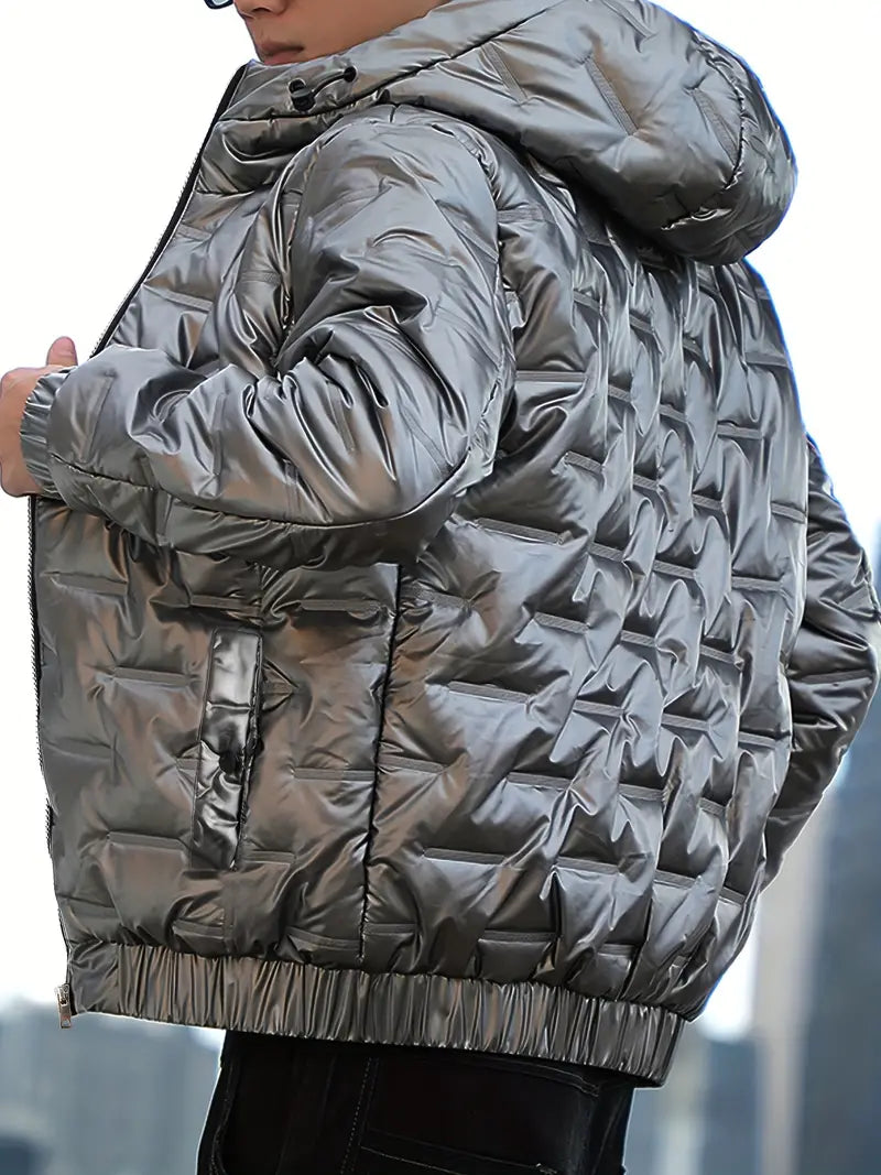 Padded winter jacket for men