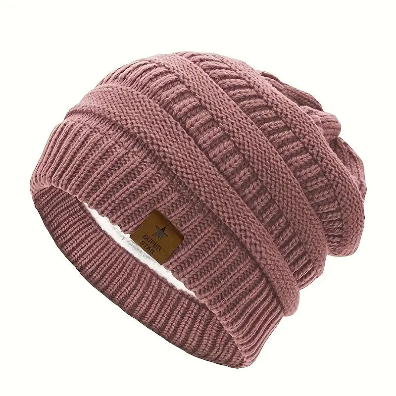 Knitted winter hat for men