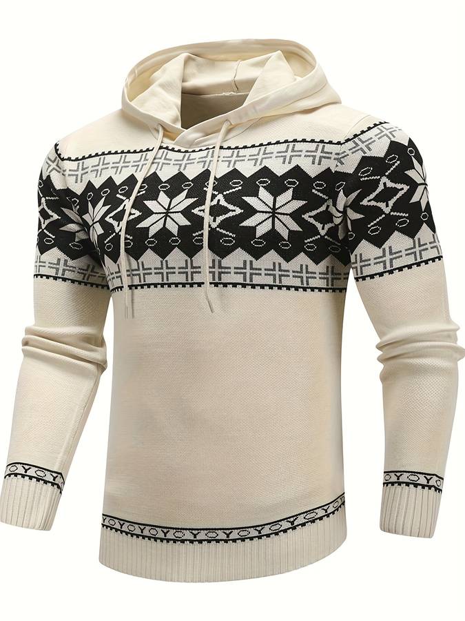 Trendy retro hoodie for men