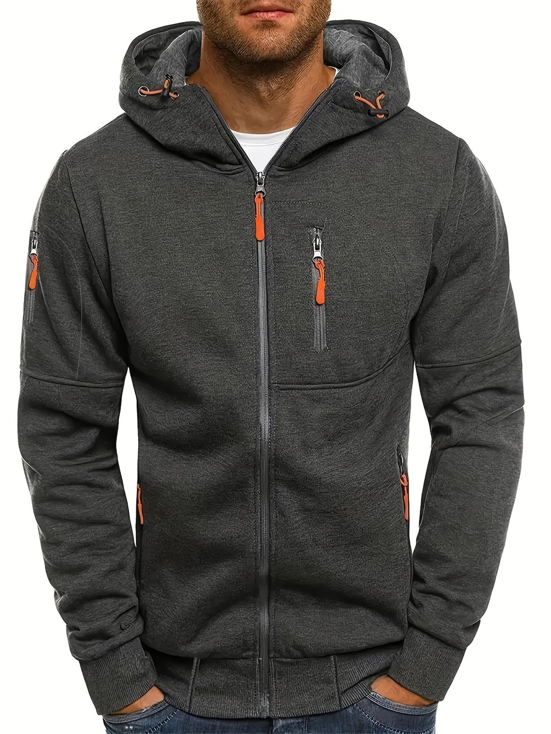 Men's Hoodie with Zipper