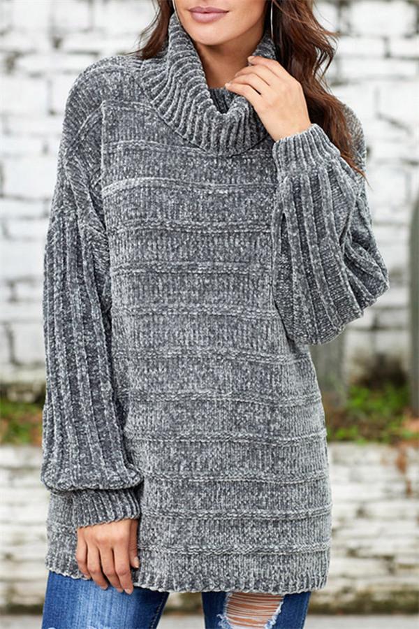 Warm Turtleneck Sweater for Ladies