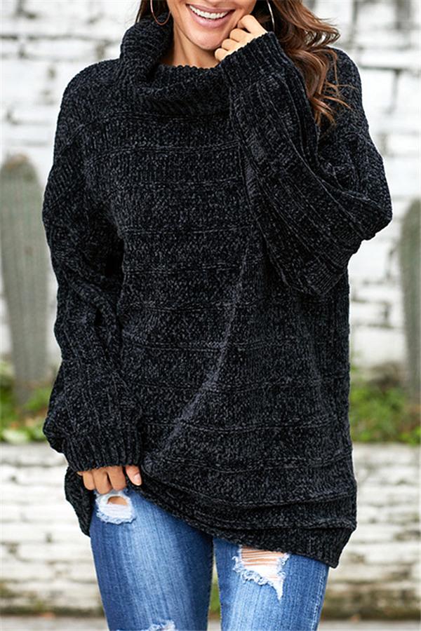 Warm Turtleneck Sweater for Ladies