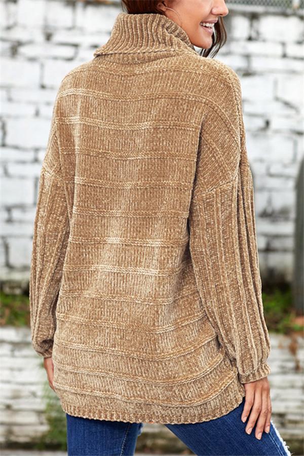 Warm Turtleneck Sweater for Ladies