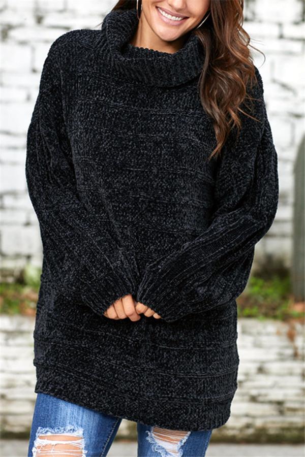 Warm Turtleneck Sweater for Ladies