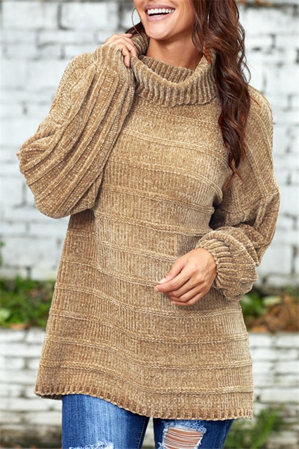 Warm Turtleneck Sweater for Ladies