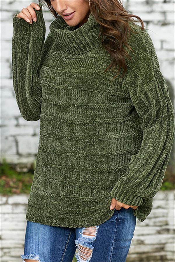 Warm Turtleneck Sweater for Ladies