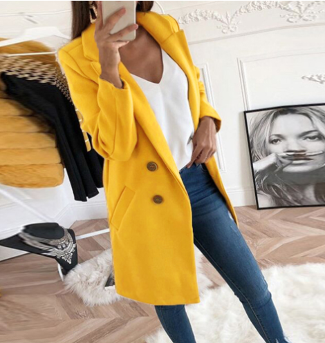 Stylish autumn and winter jacket for women