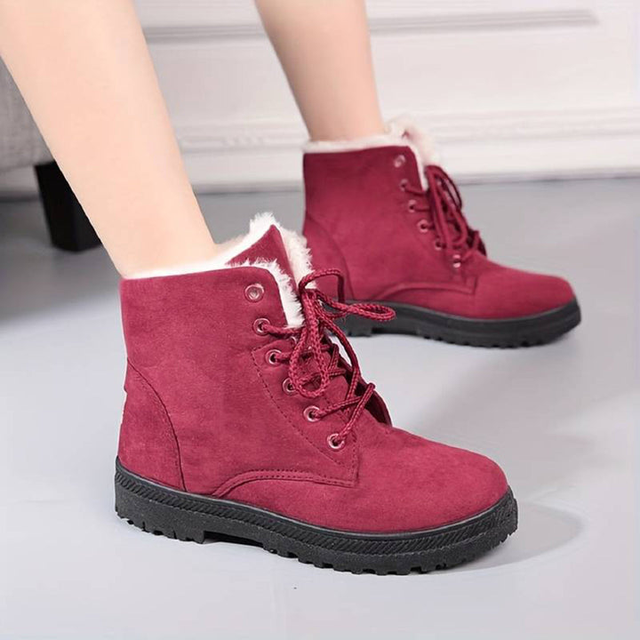 Warm comfortable winter boots for women