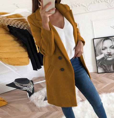 Stylish autumn and winter jacket for women