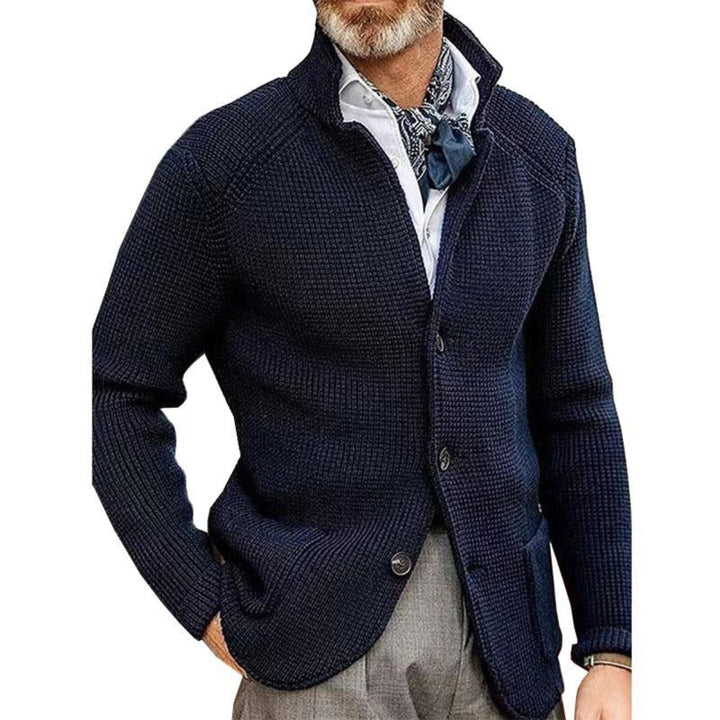 Men's elegant cardigan with front pockets