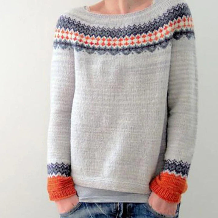 Women's Sweater In Boho Style