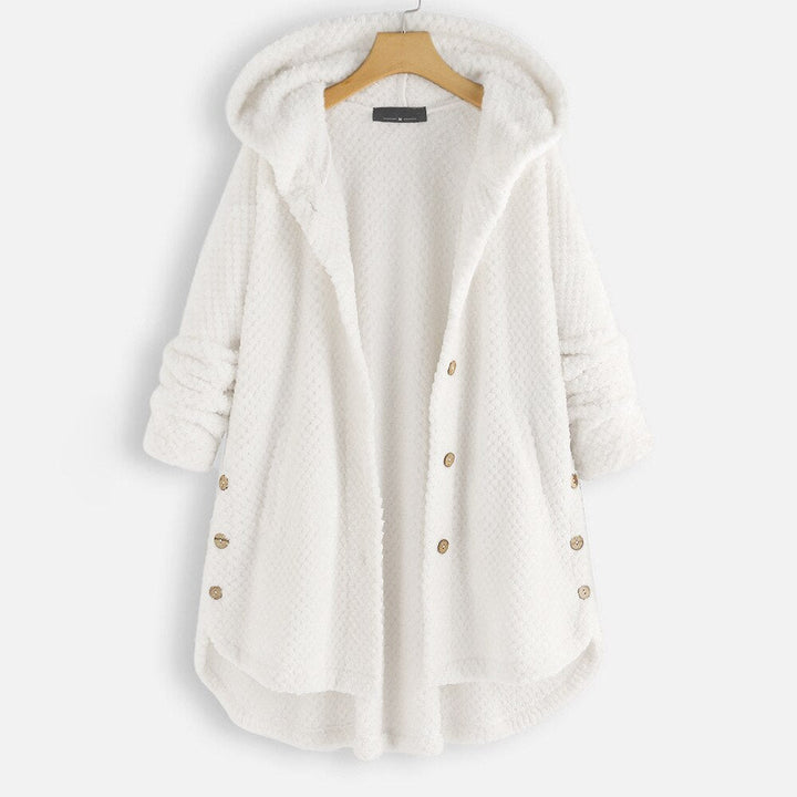 Oversized Coat with Hood for Women