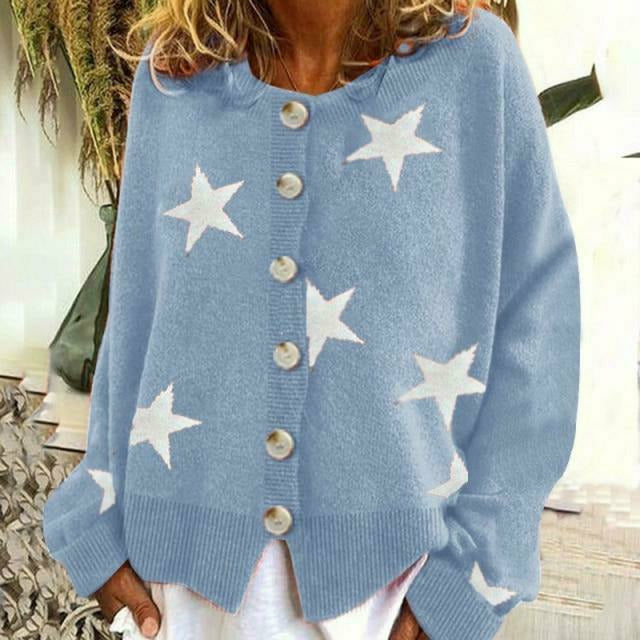 Women's Warm Long sleeves cardigan