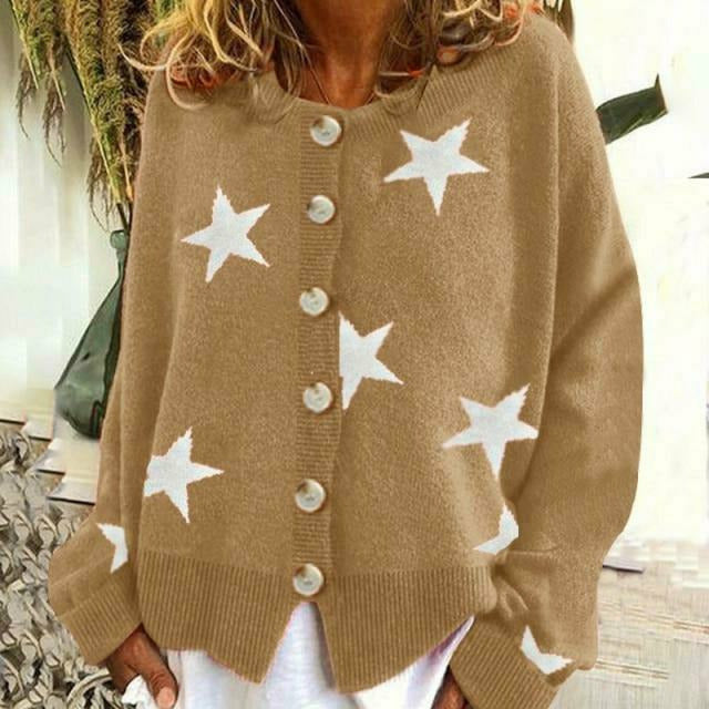 Women's Warm Long sleeves cardigan