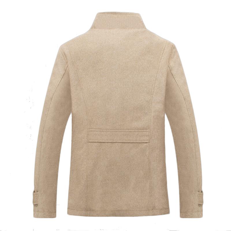 Men's coat thick and warm in wool and cotton