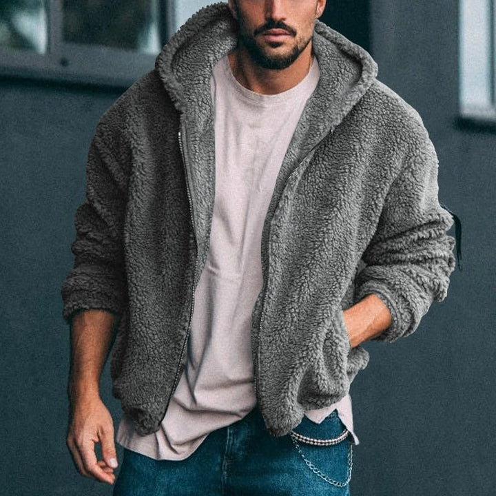 Men's Fluffy Cardigan